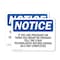 Signmission Safety Culture Sign, 10 in Width, Plastic, Rectangle OS-2PACK-NS-P-710-L-13616 - alternate 1
